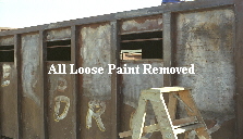 All Loose Paint Removed